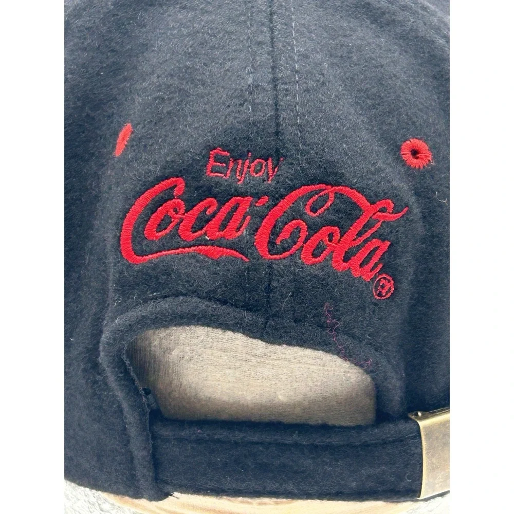 Sydney 2000 Olympic Games Cap Coca-Cola Coke Hat Wool & Suede‎ Vintage 1996